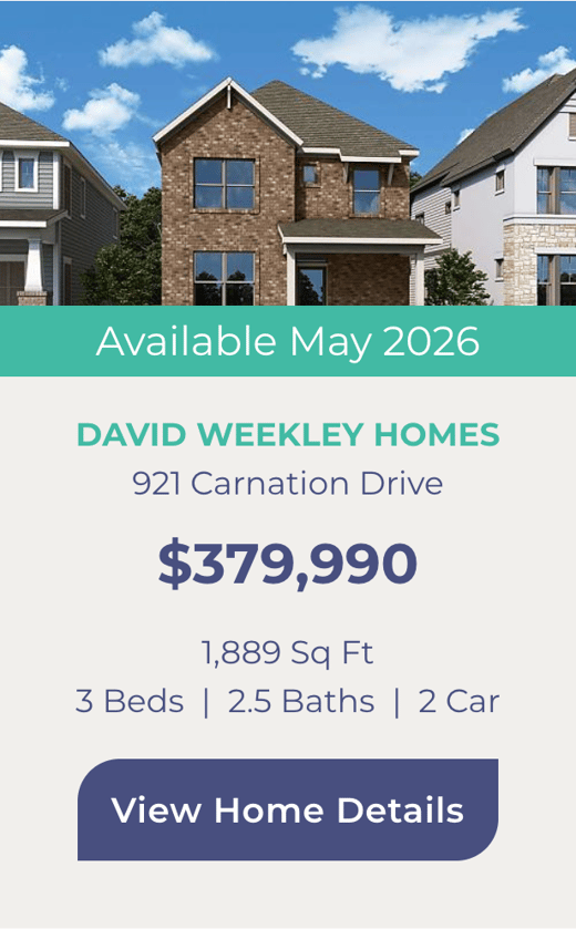 921 Carnation Dr - David Weekley Homes