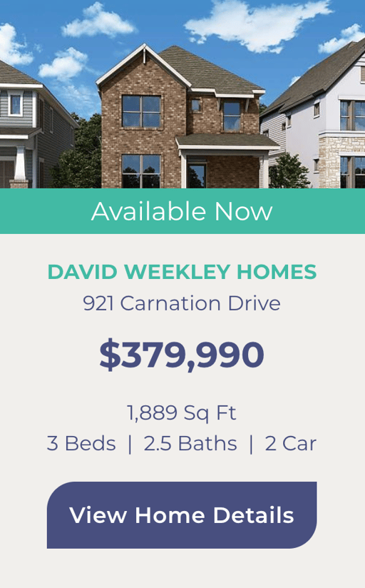 921 Carnation Drive by David Weekley Homes