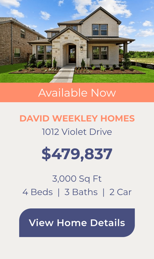 1012 Violet Dr by David Weekley